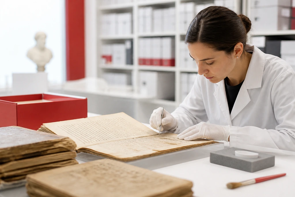 A preservação de manuscritos históricos